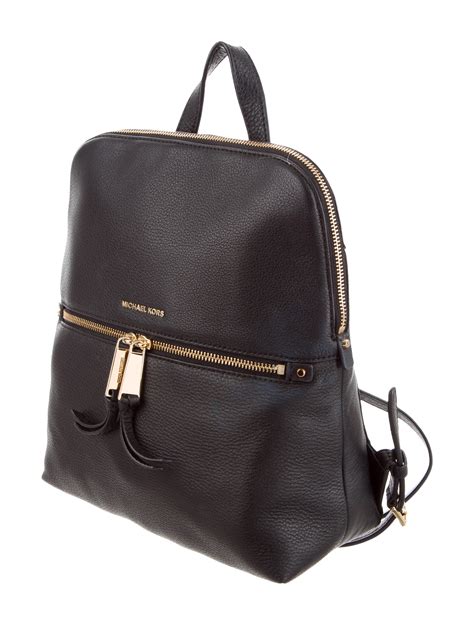 michael kors black mens backpack|Michael Kors Backpack purse black.